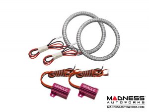 Jeep Wrangler JL LED Surface Mount Fog Light Halo Kit - White